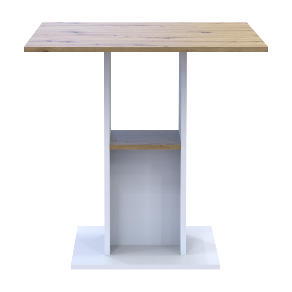 Стол в кухню Doros Коуд 70х70х74 см Белый/Дуб артизан (DRS-011439) Днепр - изображение 3