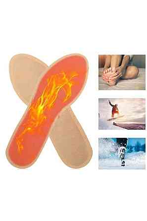 Стельки для обуви с подогревом, самонагривающиеся стельки одноразовые, грелки для ног, р.40-43 Каменец-Подольский