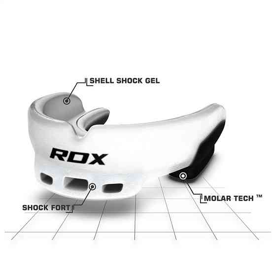 Капа боксерська RDX GEL 3D Elite White Кам'янське