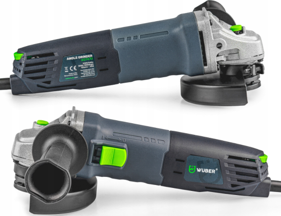 Болгарка (кутова шліфувальна машина) 1500Вт 125мм + 6 дисків Wuber (Польща) Київ