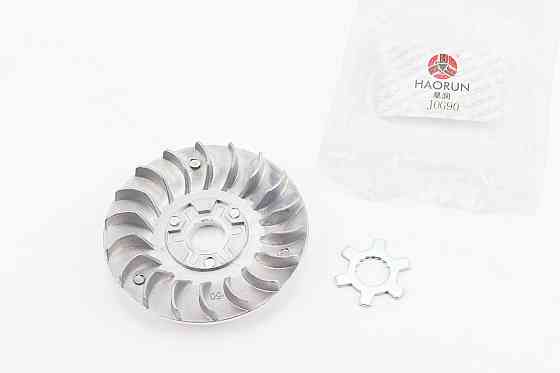 Крильчатка переднього варіатора (під вал 16мм) + шайба "хрест" Yamaha JOG90/STELS Киев