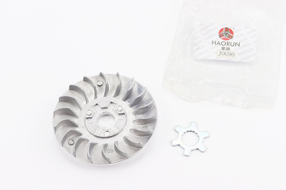 Крильчатка переднього варіатора (під вал 16мм) + шайба "хрест" Yamaha JOG90/STELS Киев - изображение 1