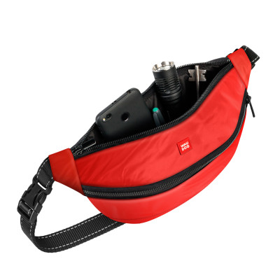 Поясная сумка-бананка для собак WAUDOG Family 33х17х10 см красная (56893) Винница - изображение 2