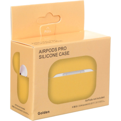 Чехол для наушников Armorstandart Ultrathin Silicone Case для Apple AirPods Pro Golden (ARM55965) Винница - изображение 3