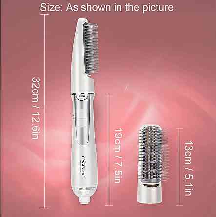 Brrnoo 2 в 1 фен-расческа, фен-щетка-расческа, для с насадкой Beauty Dual Voltage Handheld Multifunction Professional Electric Hou Київ