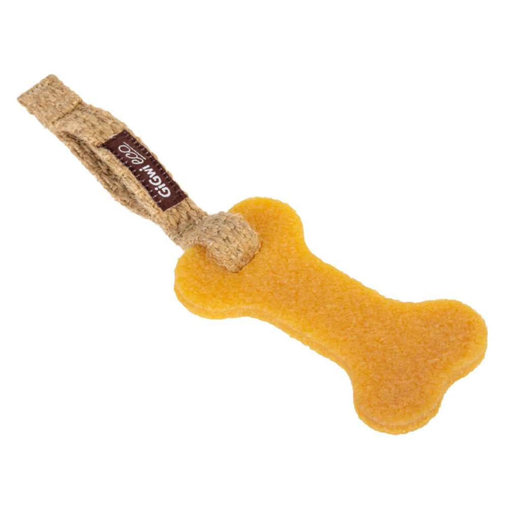 Игрушка для собак Большая кость GiGwi Gum Gum, экорезина, джут, 24 см Киев - изображение 1