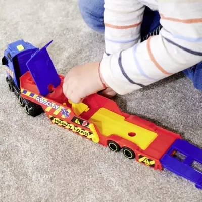 Игровой набор Dickie Toys Транспортер спасательных служб со звук. и свет. эффектами (3717005) Винница