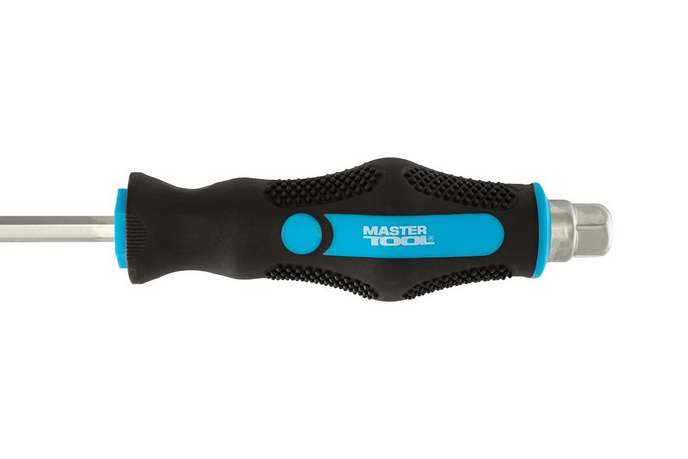 Викрутка ударна хрестова магнітна MASTERTOOL EXTERNAL HEX PH2х100 мм ручка з TPR покриттям 49-6210 Коломыя - изображение 4