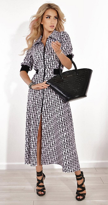 Модное платье с элементами вязки (48) Киев - изображение 2