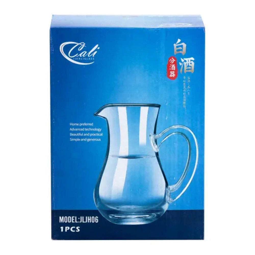 Стеклянный кувшин для напитков 1,2 л прозрачный HP575 Киев - изображение 3