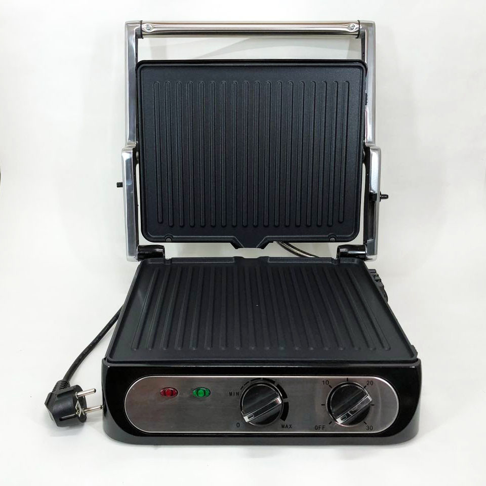 Кухонные бутербродницы, Электрический гриль для барбекю и жарки мяса, Гриль электрический настольный DY-49 Львов - изображение 12