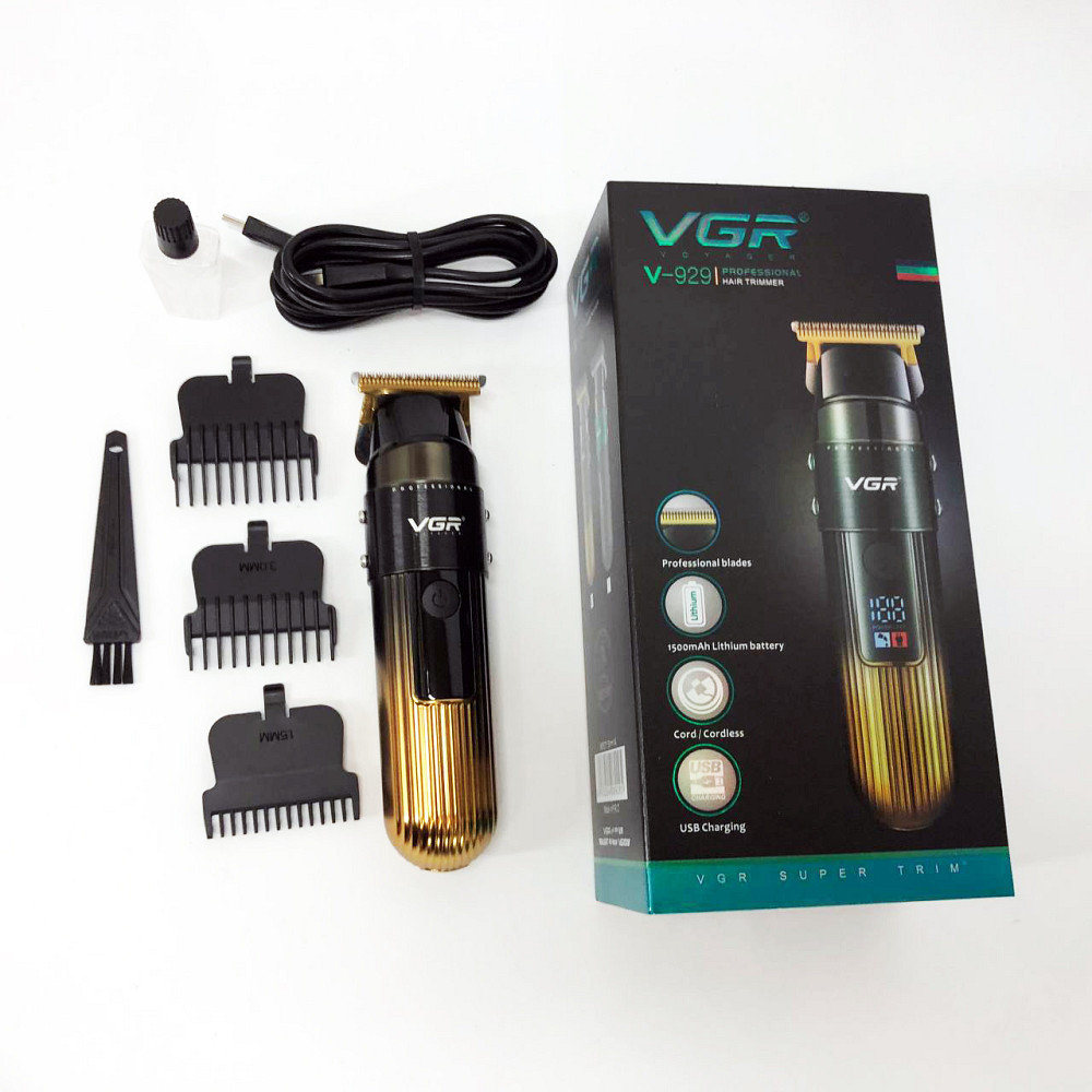 Машинка для стрижки хороша VGR V-929 Машинка для стрижки короткої підстригання PE-98 Київ - фото 8