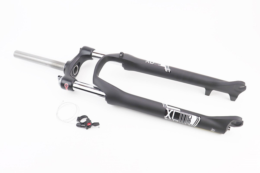 Вилка 29" амортизаційна, без різьби 1-1/8" (28,6мм), шток 215мм, з ходом 100мм, Disk-brake, пружинно-оливна, виносний Lockout, алюмінієва XC Київ - фото 1