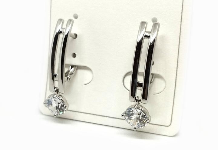 Сережки жіночі сріблясті Київ - фото 1