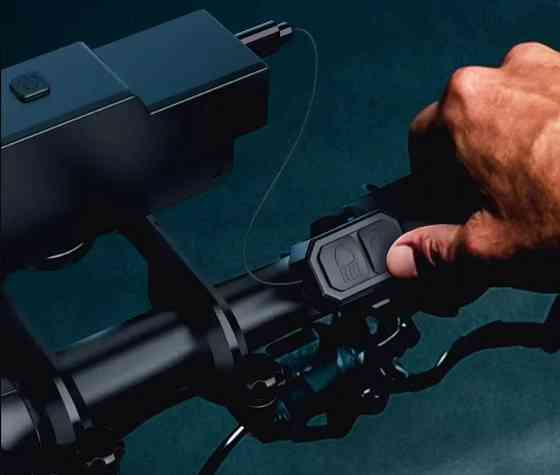 Велосипедная фара 9 LED, ходовые огни, сигнал с пультом Одесса