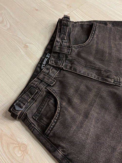 Джинси жіночі It’s Basic 2961-2W6-62 WIDE LEG baggy з регулюванням пояса коричневі, коричневий, 40, 40, 83 см, 115 см Київ - фото 2