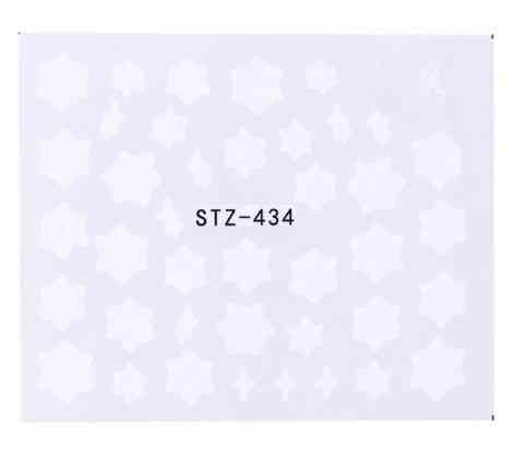 Стікери для нігтів новорічні сніжинки - розмір стікера 6*5см, інструкція по застосуванню в описі товару) Київ