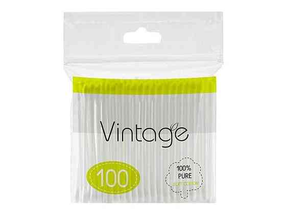Ватні палички 100шт (пакет) ТМ Vintage Київ