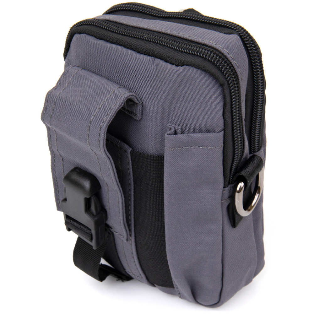 Сумка на пояс нейлон Vintage 20646 Серая Киев - изображение 1