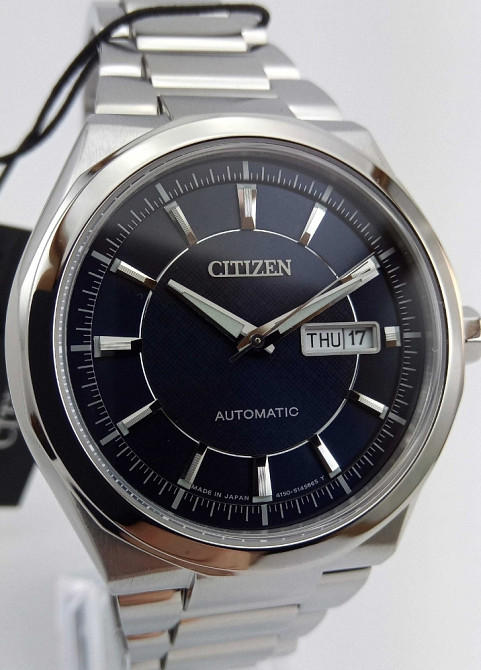 Японские мужские часы Citizen NP4080-50L механика автоподзавод, сапфир. Киев - изображение 8