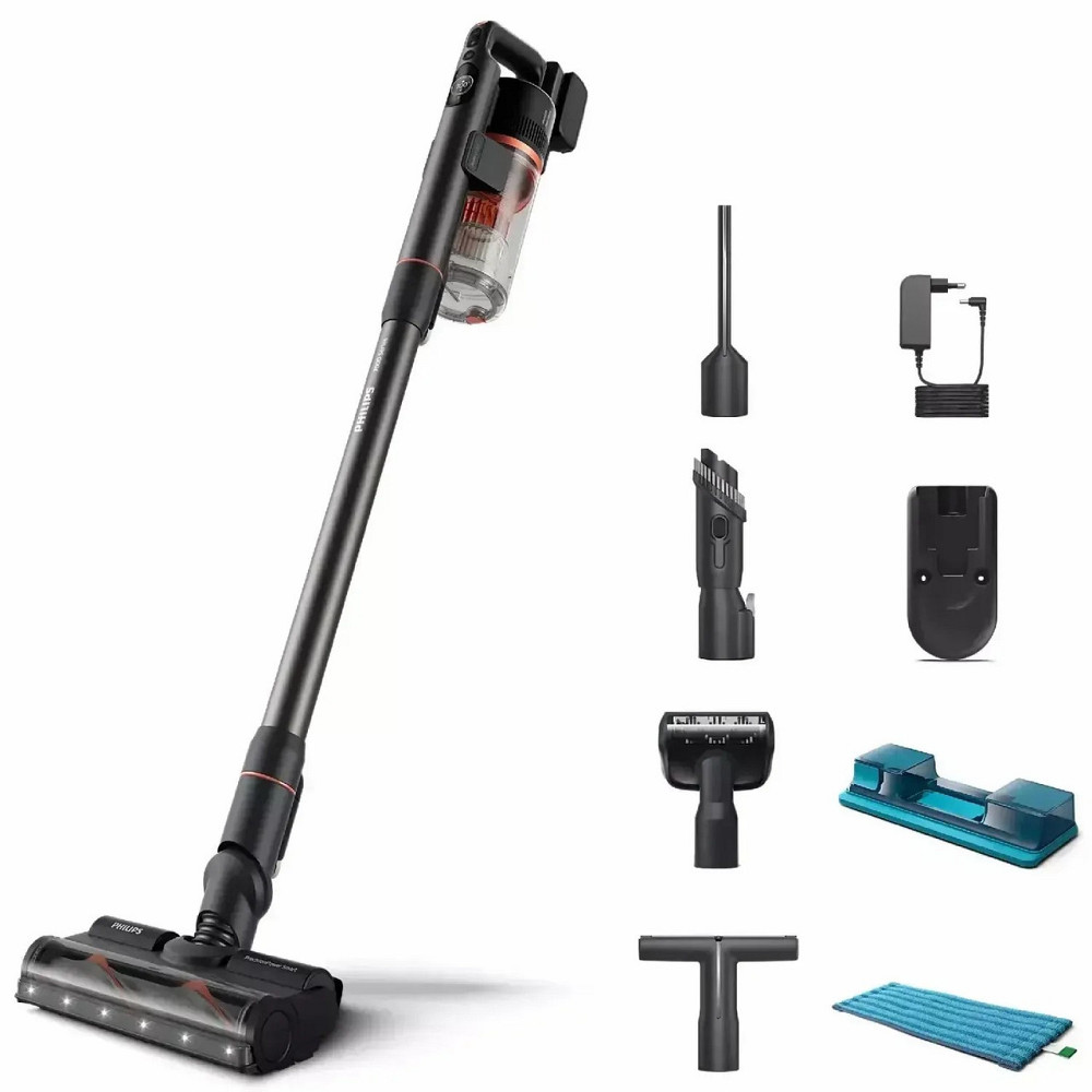 Акумуляторний пилосос Philips Aqua Plus XC7055/01 Чорний Харків - фото 10