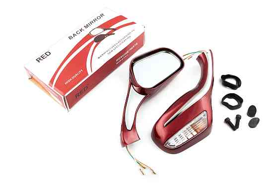 Дзеркала (mod:Мерседес) (червоні з поворотами) RED Київ