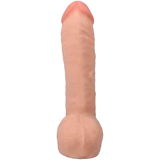 Фалоімітатор Doc Johnson The Realistic Cock ULTRASKYN - 12 Inch Hung with Balls Vanilla Sex Aura Київ