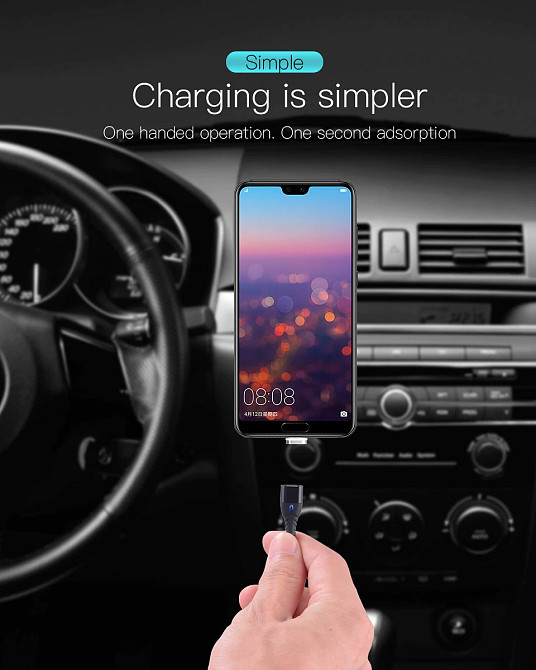 Наконечник PZOZ Lightning 5А для магнітного кабелю (Сріблястий) Николаев - изображение 3