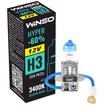 Автолампа WINSO H3 HYPER +60 55W (712320) Винница - изображение 2