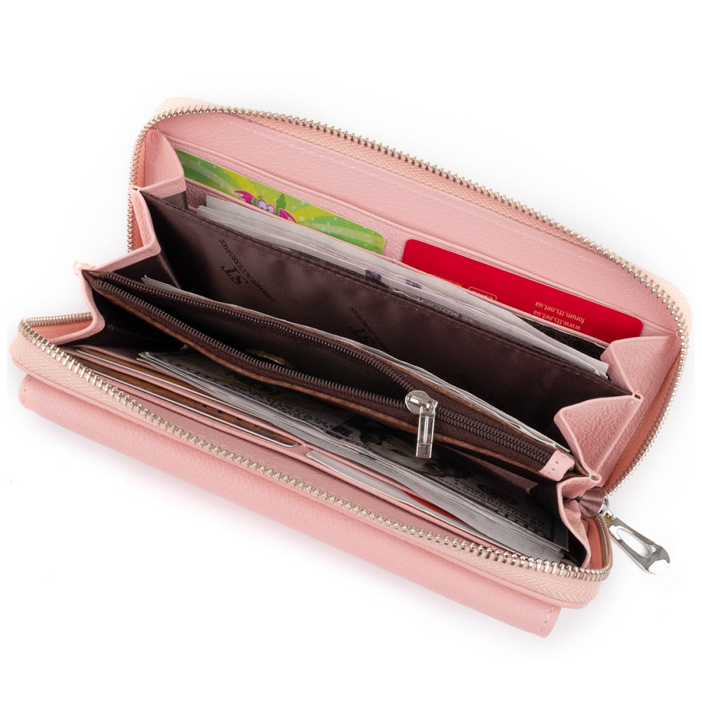 Кошелек пастельный женский ST Leather 19297 Розовый Киев - изображение 6