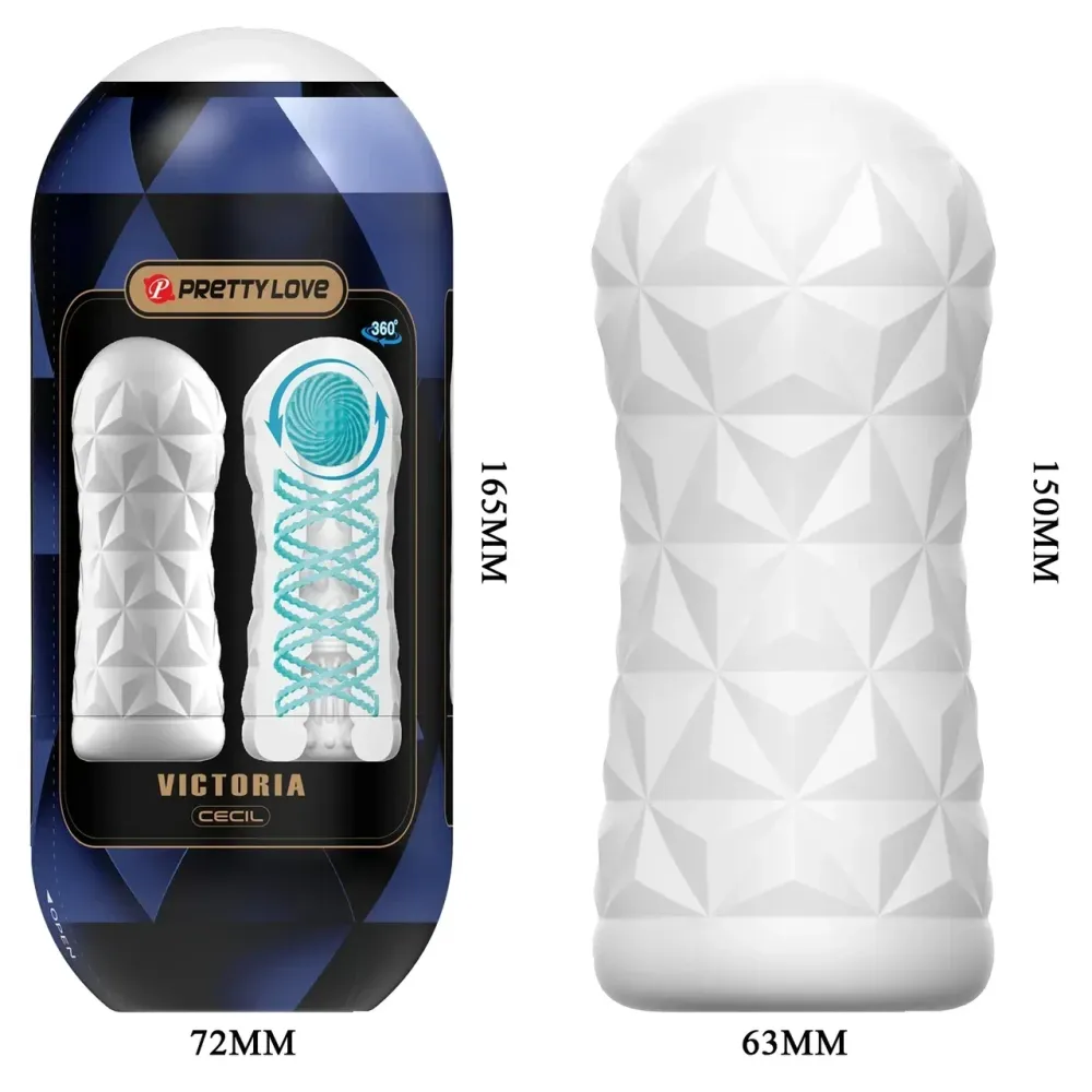 Набор из 15 шт мастурбаторов Pretty Love - VICTORIA WHIRL MYSTERY, BM-009229T6H Sex Aura Киев - изображение 9
