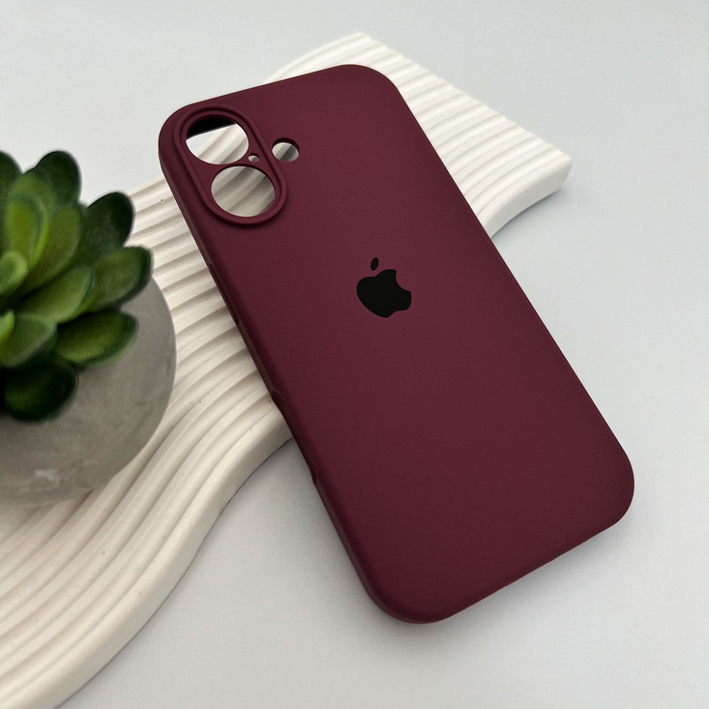 Чохол для смартфона Silicone Full Case AA Camera Protect for Apple iPhone 17 35,Maroon Київ - фото 4