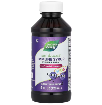 Сироп черной бузины для детей Nature's Way Sambucus for Kids 120 мл Киев