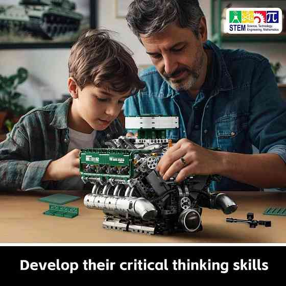 Конструктор Technic Mould King 10216 — Турбореактивний двигун (1214 деталей) Київ