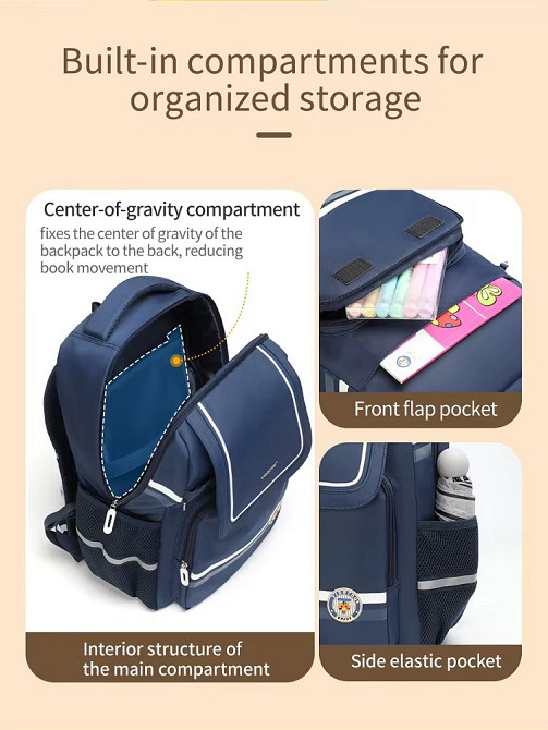 Рюкзак Tigernu 15.6" Синій Київ - фото 3