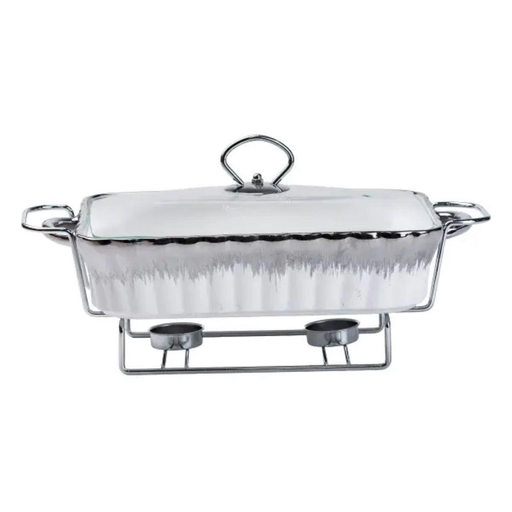 Марміт 1,5 л прямокутний порцелянаовий марміт з підігрівом HP1020 Київ - фото 1