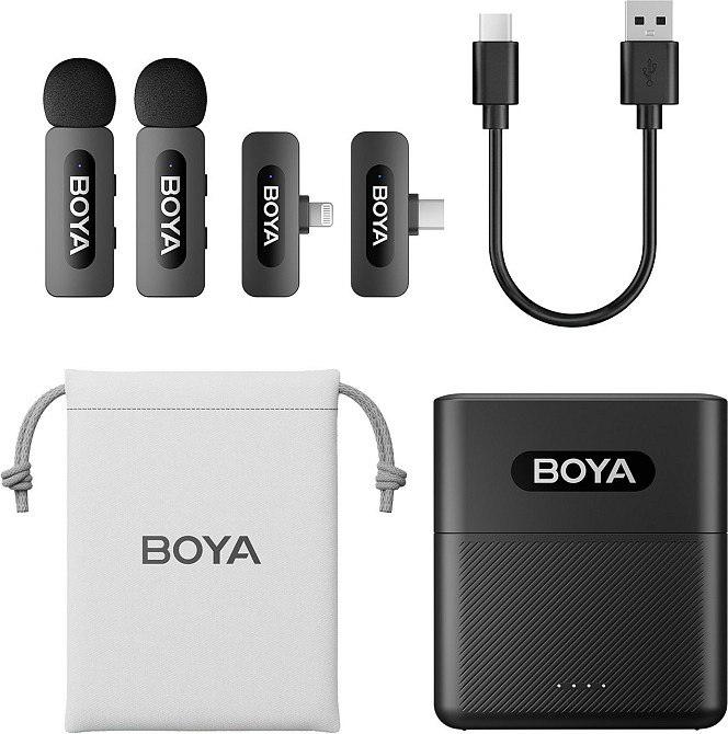Мікрофон BOYA BY-V3 combo Type-C/Lightning Black ( 22017 ) Харків - фото 2