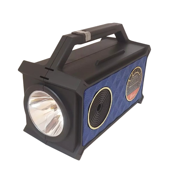 Портативна Bluetooth колонка FP-236-S-L радіо + зарядний пристрій + сонячна панель + 2 лампи Київ - фото 1
