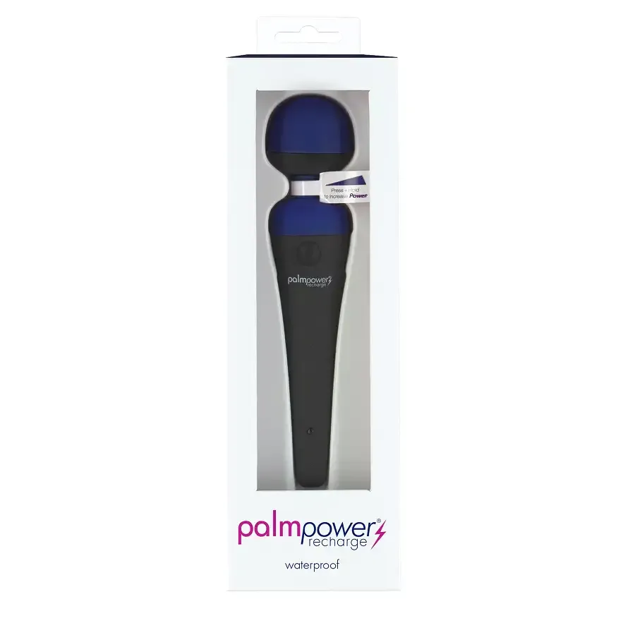Вібромасажер PalmPower Recharge Blue, перезаряджуваний, гнучка головка, тревел-замок Львов - изображение 7