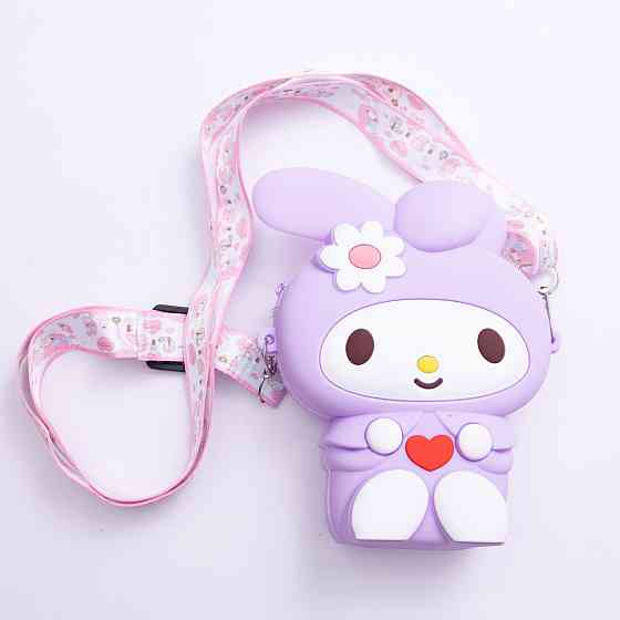 Yiwu Дитяча силіконова сумочка-гаманець з поп-іт 15*10*3 см Фіолетовий HP-55-8V Коломия