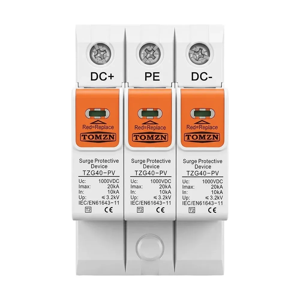 Обмежувач напруги TOMZN TZG40-PV 3P 1000V DC під DIN-рейку (51-00132) Киев - изображение 2