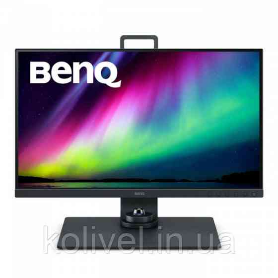 TFT 27" BenQ SW270C, IPS, QHD, 99% Adobe RGB, HDMIx2, DP, USB-C, USB хаб, Card Reader, темно-сірий Київ