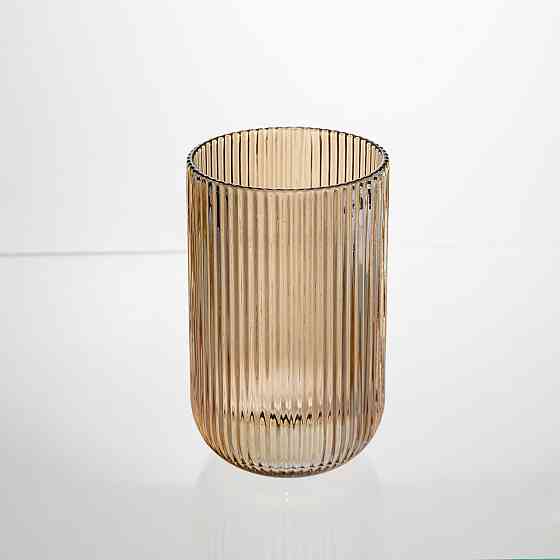 Набір скляних стаканів 6 штук 350 мл універсальних Коричневий Yiwu HP-19-197 Київ