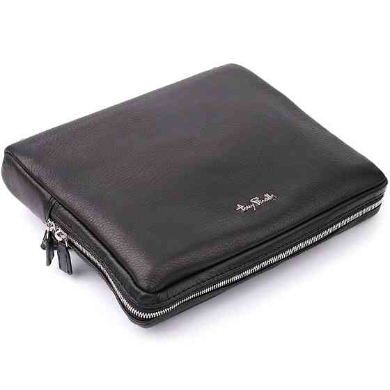 Цікава чоловіча сумка для планшета з м'якої натуральної шкіри Tony Perotti 20846_1 (9594-28 nero) Чорний Київ