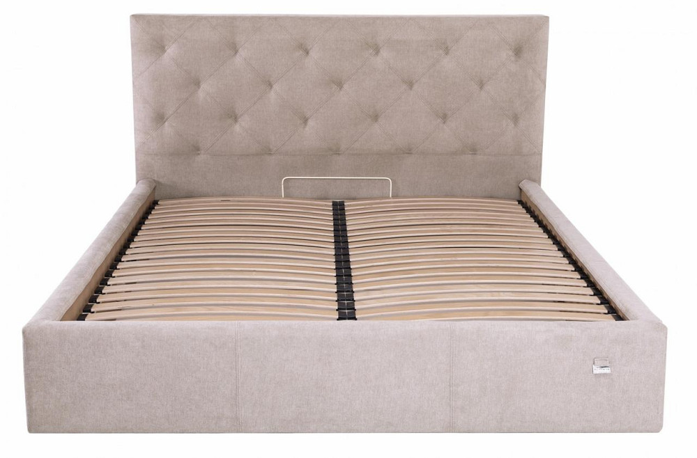Кровать Bristol Comfort 140 х 190 см Мисти Mocco С подъемным механизмом и нишей для белья Мокко Днепр - изображение 15