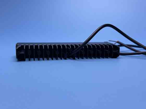 Фара рабочего света LED однорядная 130 мм SPOT — 8 диодов с линзой (Белый + Желтый свет), четкая СТГ Харьков