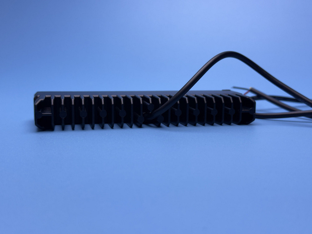 Фара рабочего света LED однорядная 130 мм SPOT — 8 диодов с линзой (Белый + Желтый свет), четкая СТГ Харьков - изображение 3