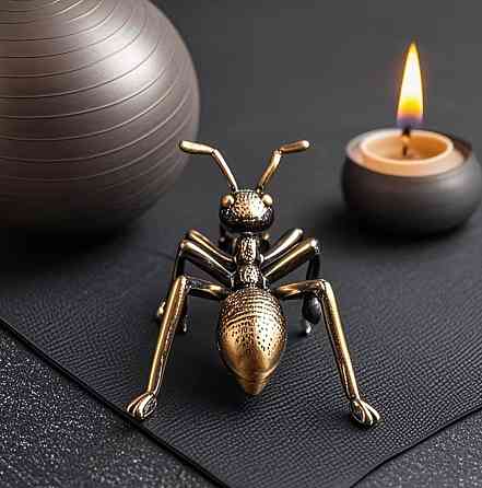 Подставка для благовоний муравей, держатель для аромапалочек, декоративная статуэтка, металл Киев