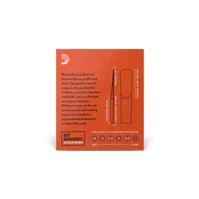 Тростина для кларнета D&apos;Addario Rico - Eb Clarinet #3.5 - 10 Pack (RBA1035) Вінниця