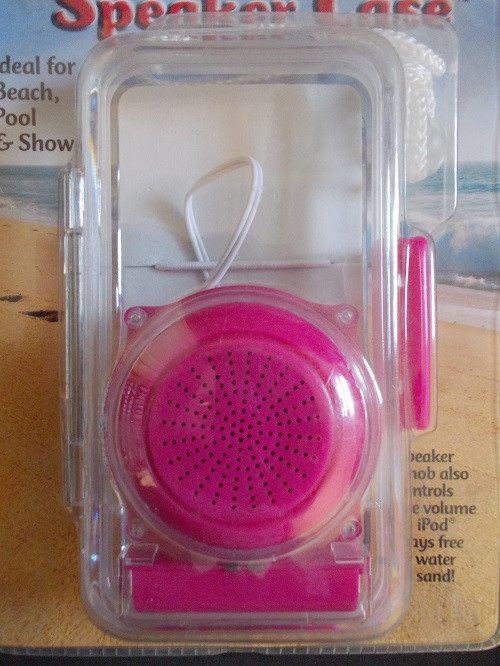 Футляр водонепроникний для iPod із колонкою, рожевий Рівне - фото 1